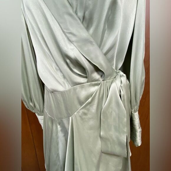 Zimmermann Silk Wrap V-Neck Minidress size 3/US size 10 - Picture 7 of 12